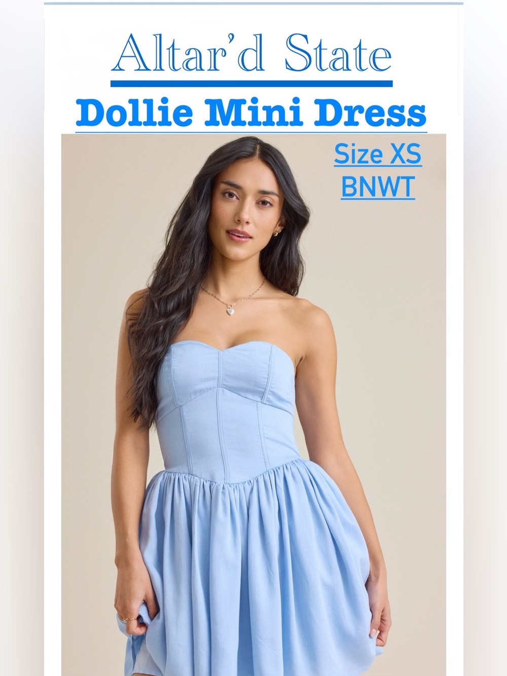 NWT Altar’d State Dollie Mini Dress